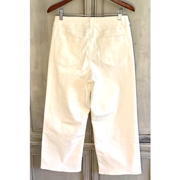 Chelsea & Violet Marbella French Winter White Crop Jeans 29 31 - Picture 10 of 11